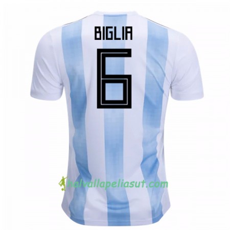 Jalkapallo Pelipaidat Argentiina Biglia 6 World Cup 2018 Kotipaita